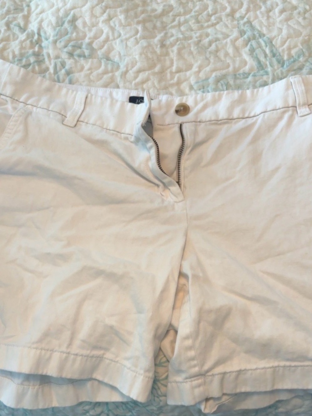 J.Crew 5” Stretch Chino Shorts White Size 12